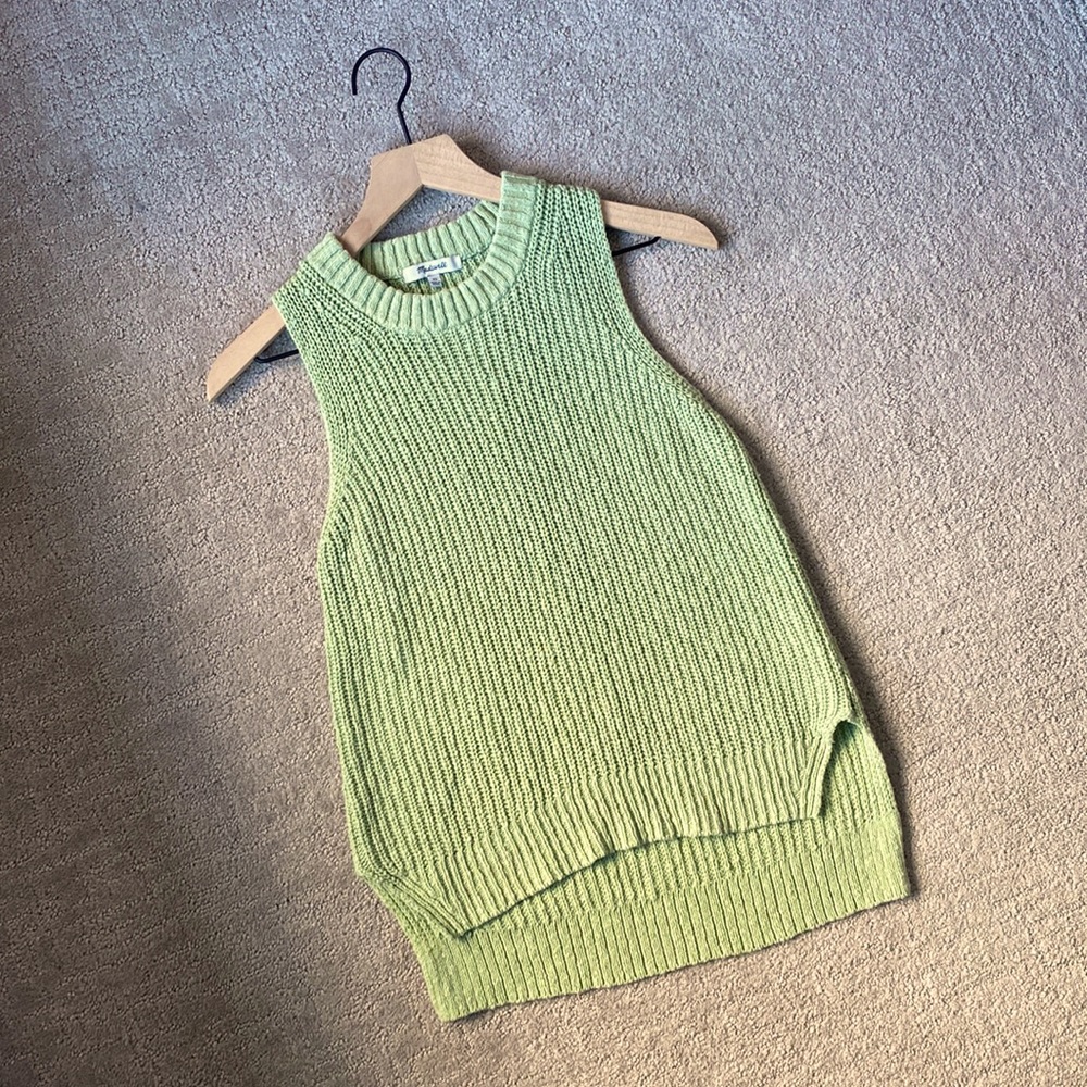 Madewell - Mint Green Knit Top
